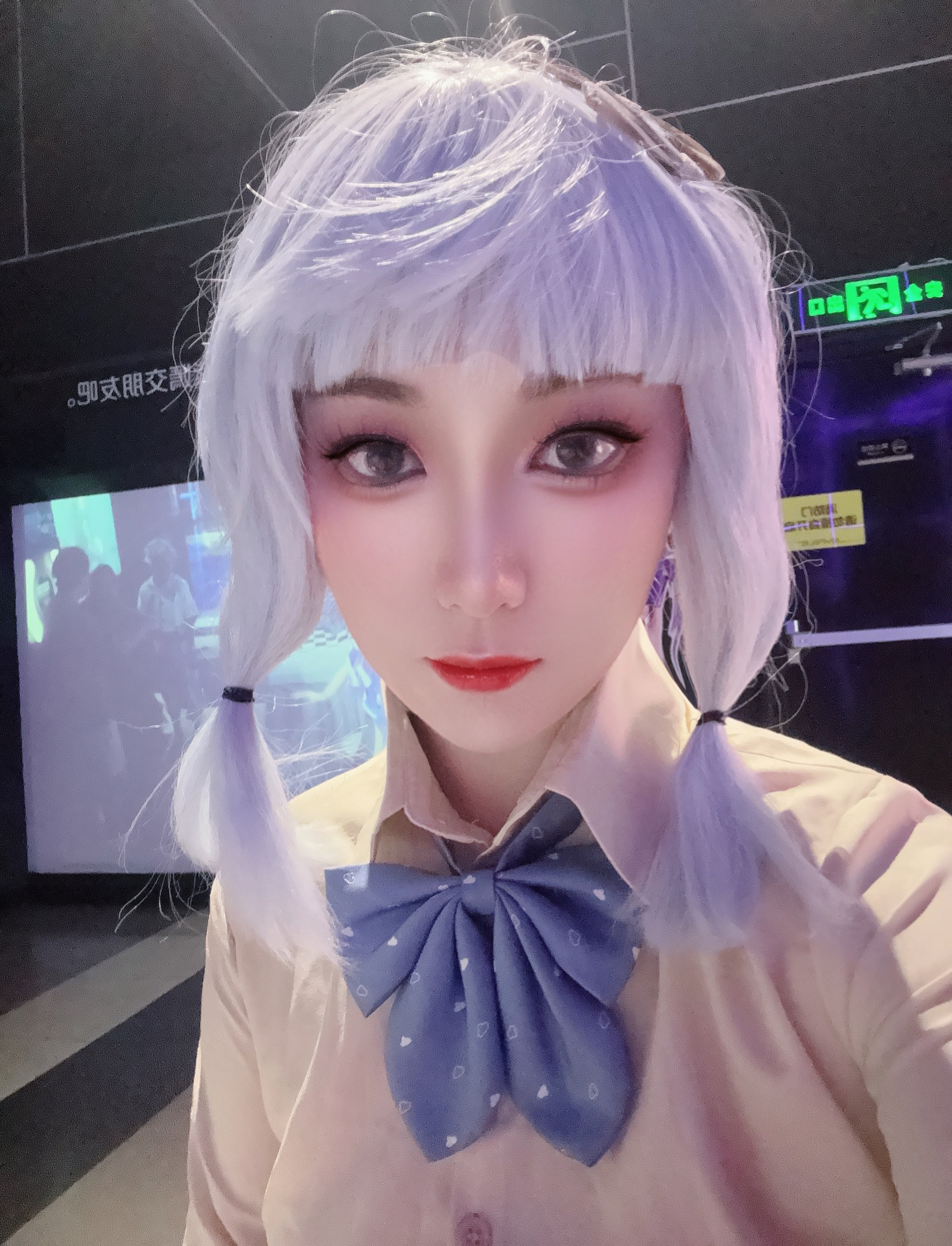 来找我玩呀#漫展##cosplay##神里绫华##coser银次#  ​​​