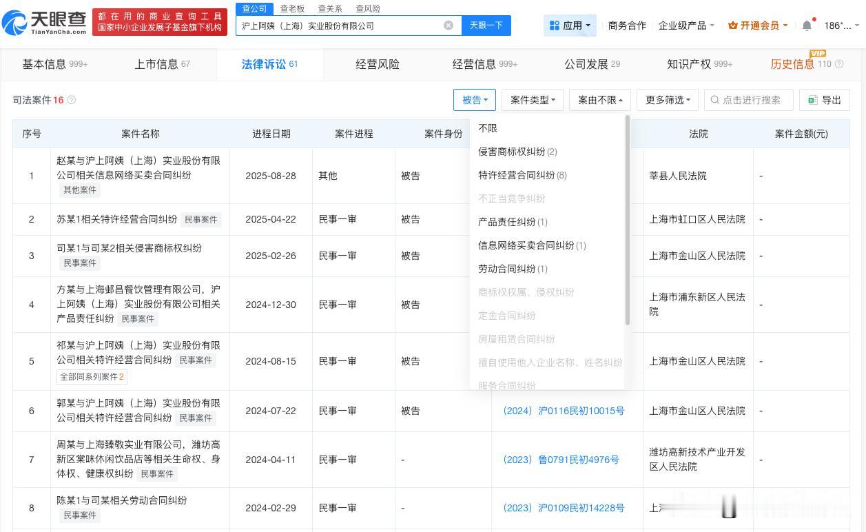 【沪上阿姨曾因劳动合同纠纷被起诉 沪上阿姨涉多起纠纷】成都沪上阿姨HR辱骂求职者