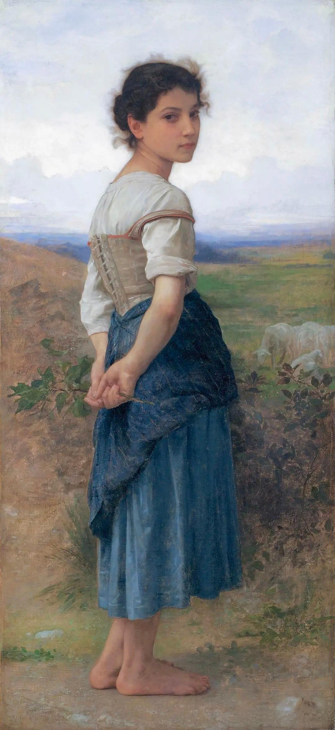 田园少女，静谧时光，自然之美自然清新美少女 自然系少女 乡村田野美少女 田园少女