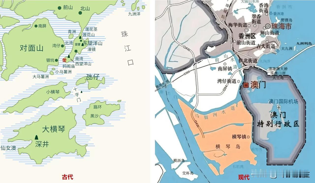 从地图看，澳门未来的发展空间在哪里？

澳门土地面积很小，最初只有11.6平方公