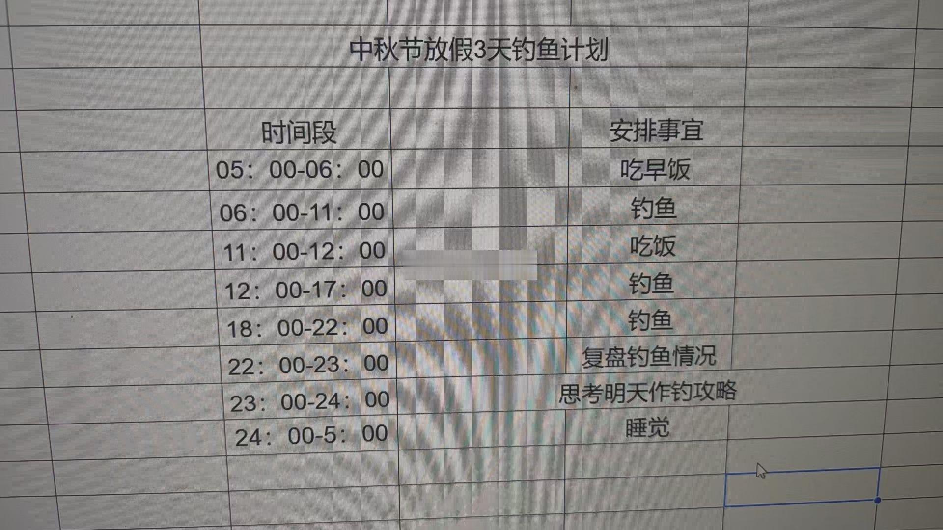 假期得按计划进行，你们的计划安排好没 ​​​