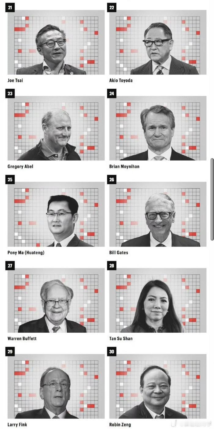 腾讯发布2025二季度财报前几天《财富》杂志评选的2025商界人士榜单，小马哥位