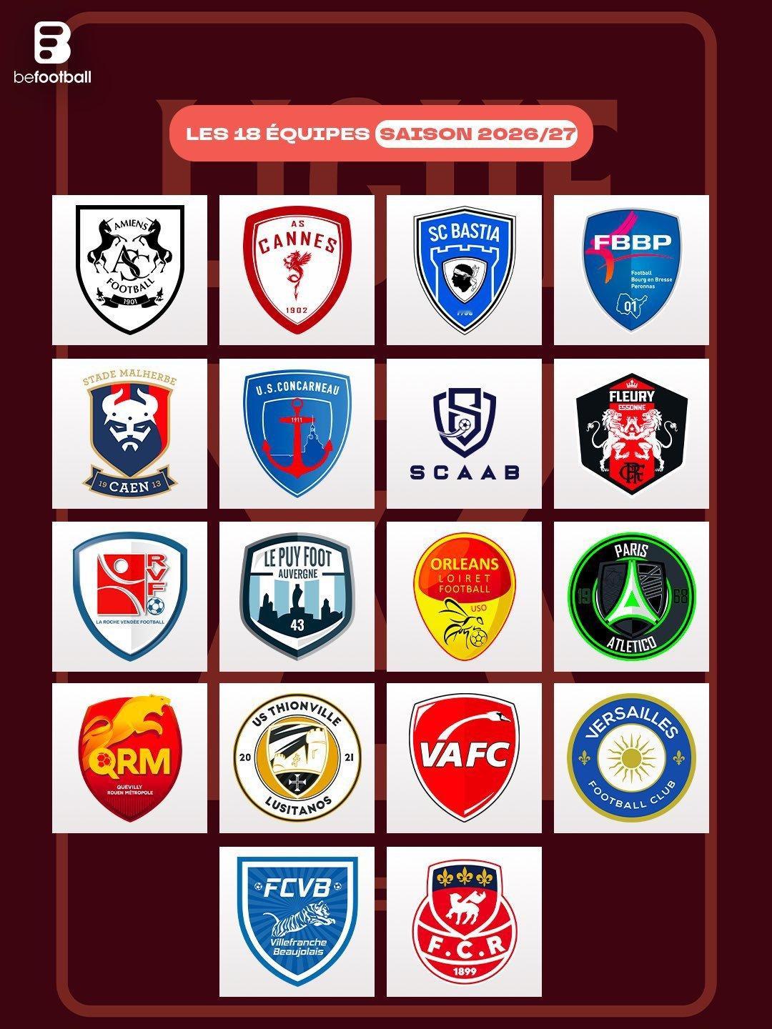法国第三级别联赛更名为LIGUE 3，名正言顺可以叫法丙了，此前的正式名称是法国