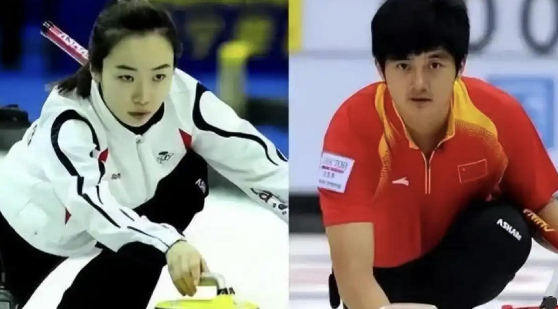 中韩体坛最唯美的爱情 当人们说起中韩体坛最动人的跨国爱情故事，冰壶名将徐晓明与金