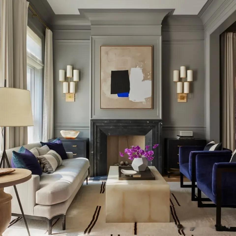 Warm sitting room 高级装修风格 简单暖 氛围感家居搭配 高级装