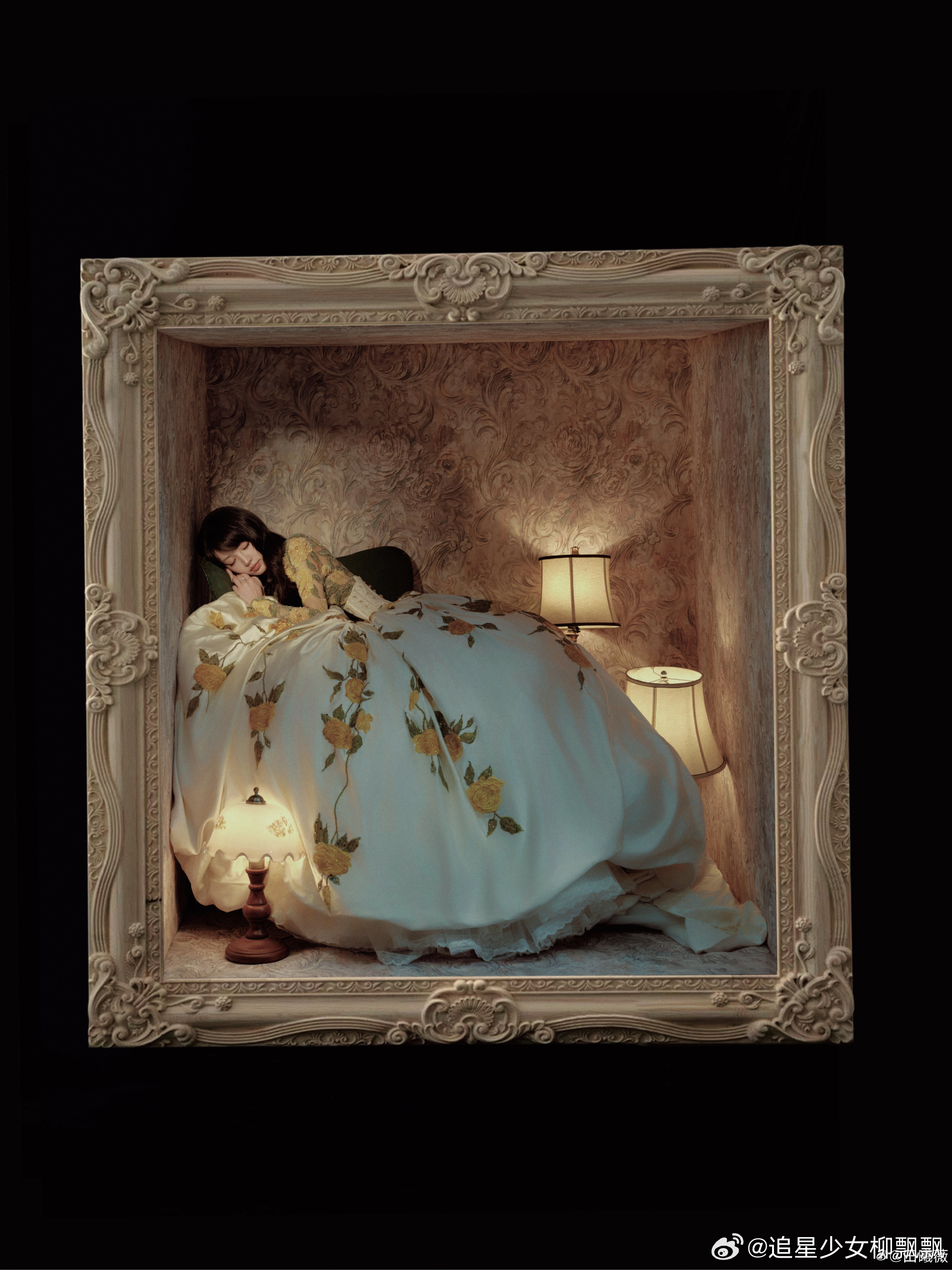 田曦薇油画公主风 田曦薇VOGUE盛典出图，这是真的油画公主！ ​​​