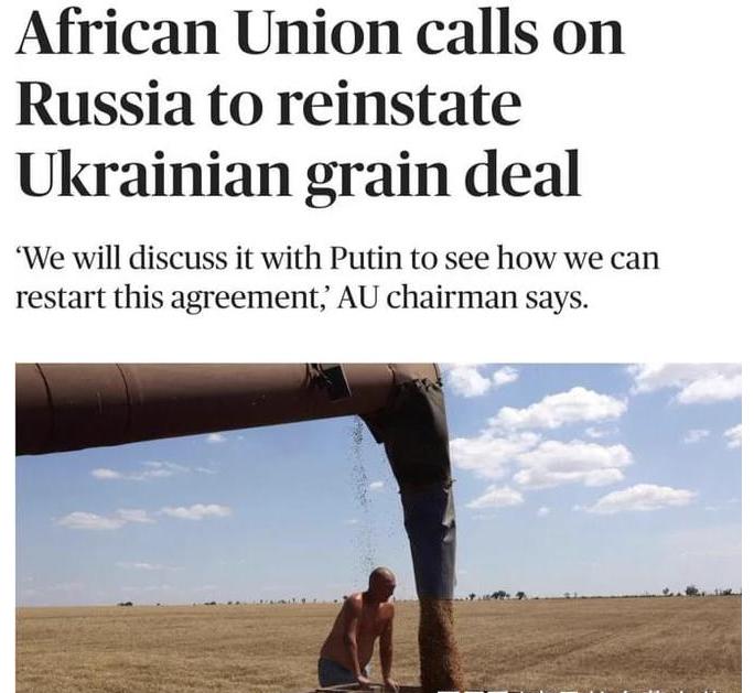 显然，俄罗斯召开的俄罗斯-非洲峰会答应给非洲6个国家未来几年提供2.5-5万吨粮