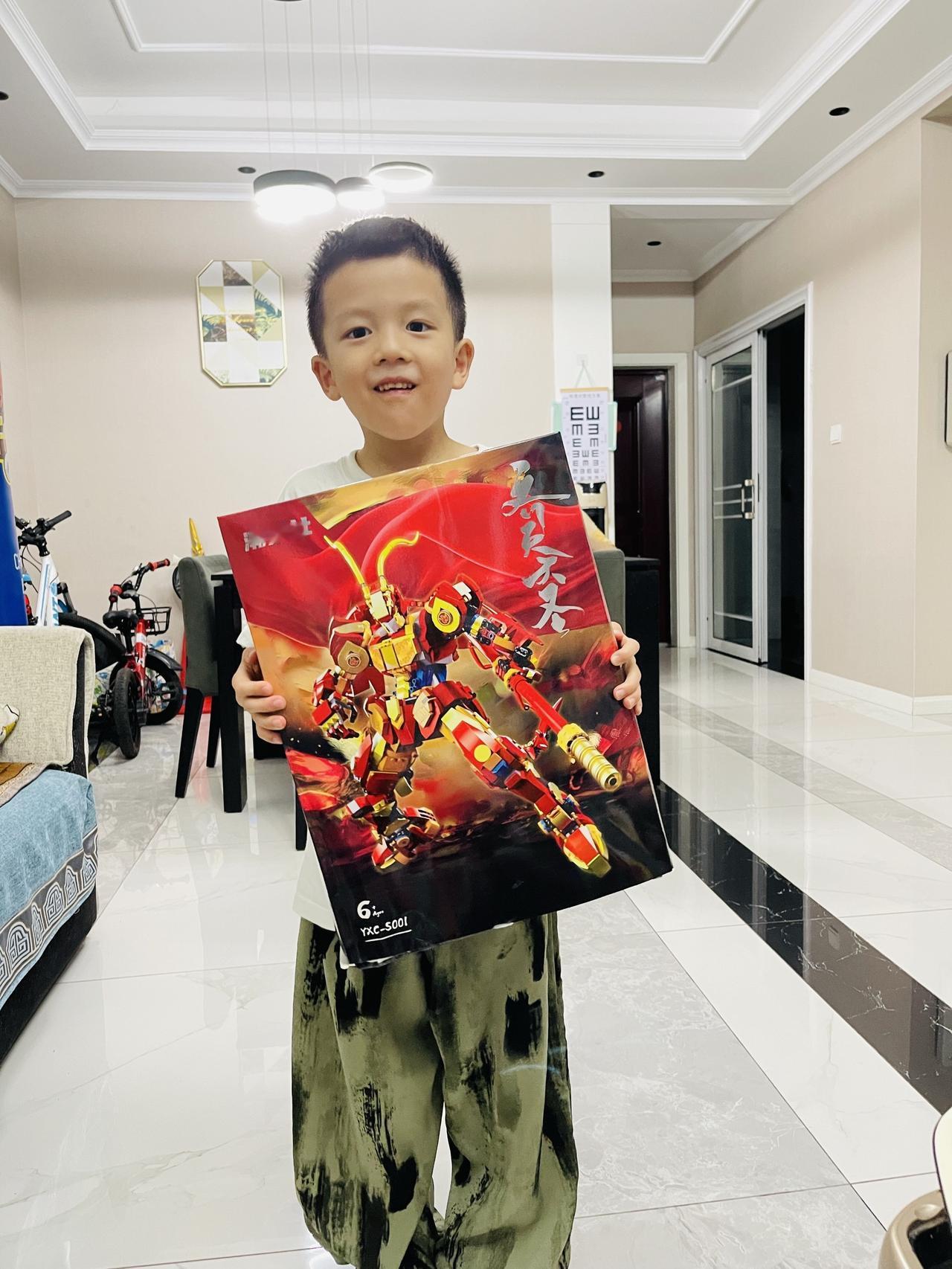 花了好多时间，终于把这个拼完了！男孩玩具