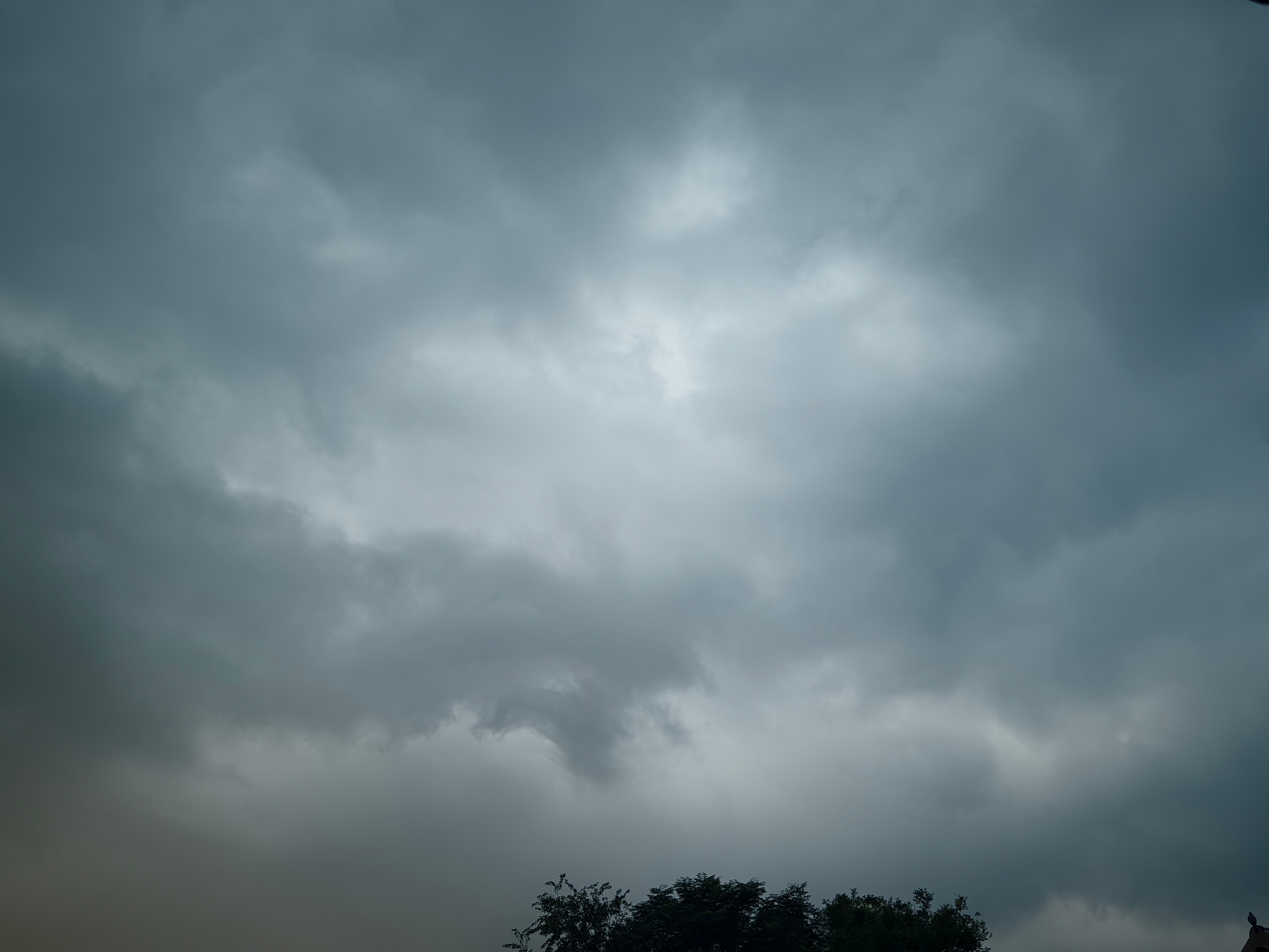 连续几天的高温炎热今天终于阴天☁️下雨了虽然屋里闷，但室外还能凉快凉快 