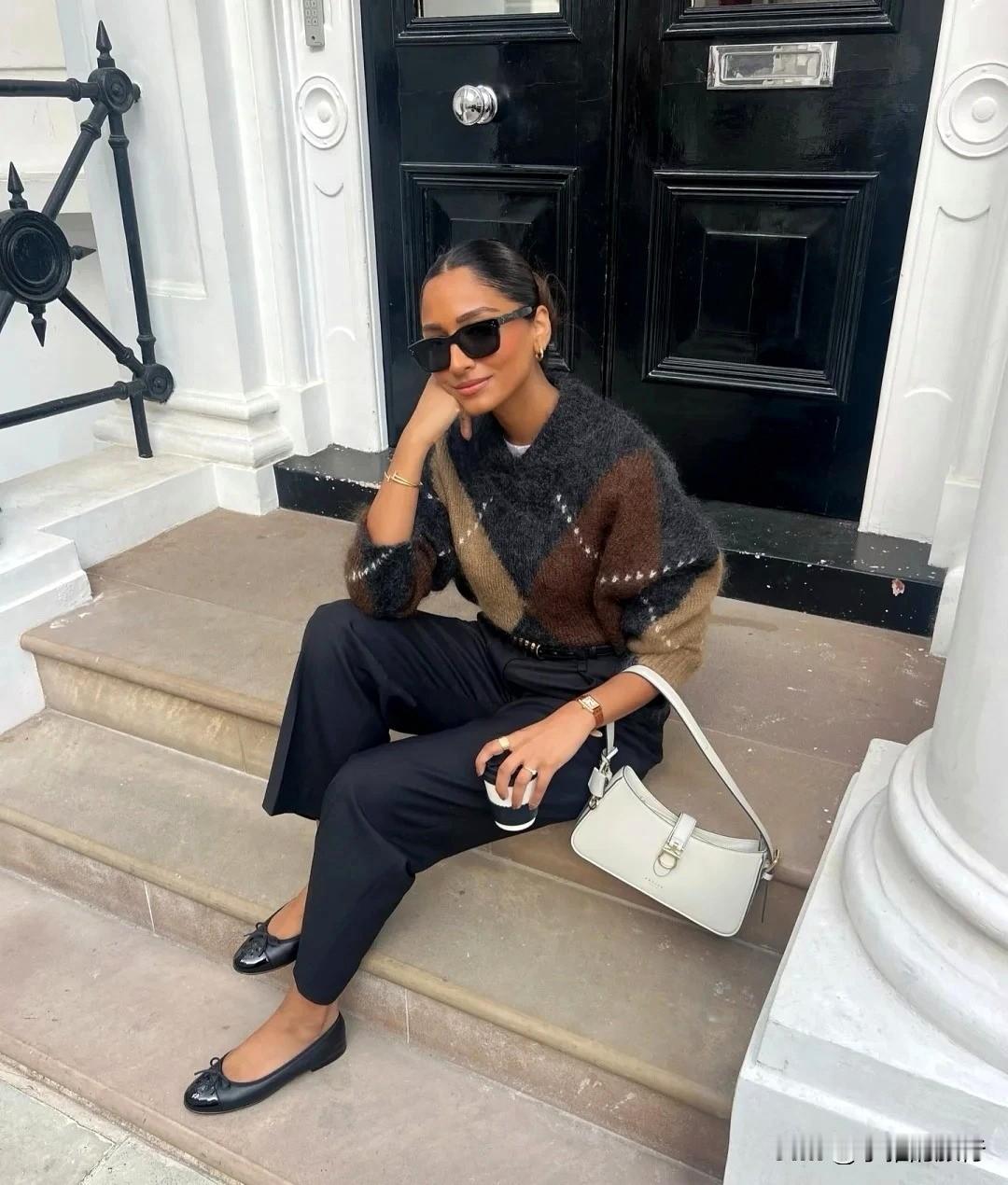 美搭社:毛衣+阔腿裤