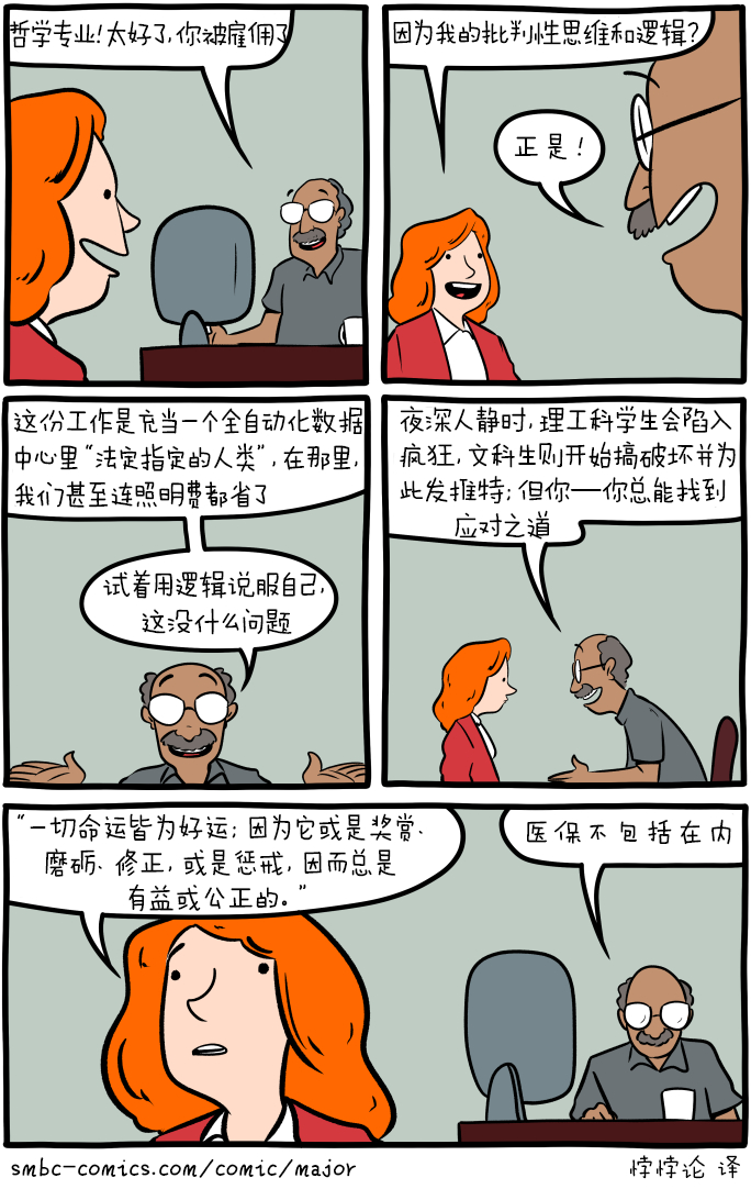 如果你想花四年时间学习如何更好地“不理解”这个世界，那你就选哲学专业 ​​​