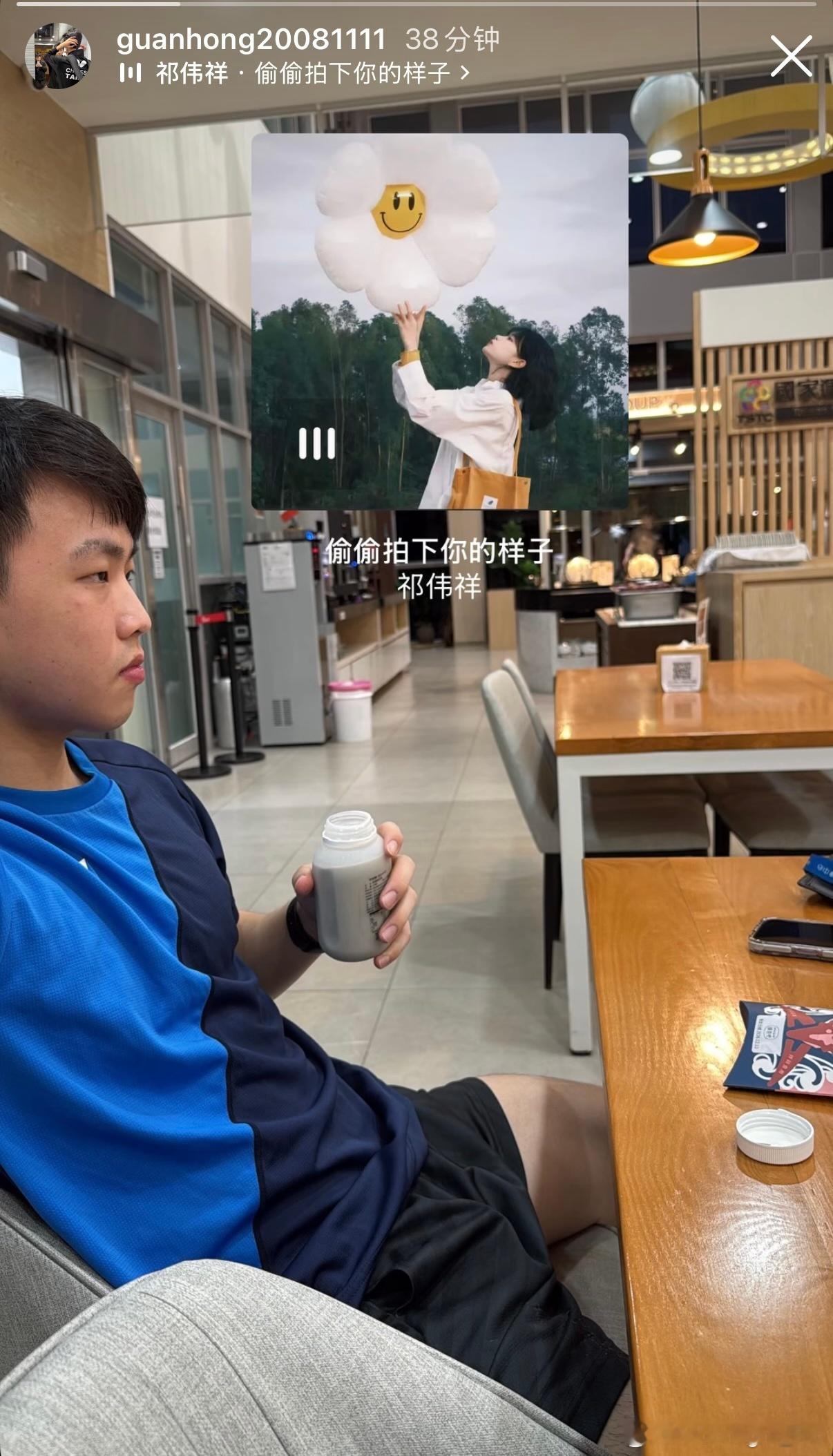 郭冠宏拍的张佑安 bgm🎵偷偷拍下你的样子 ​​​