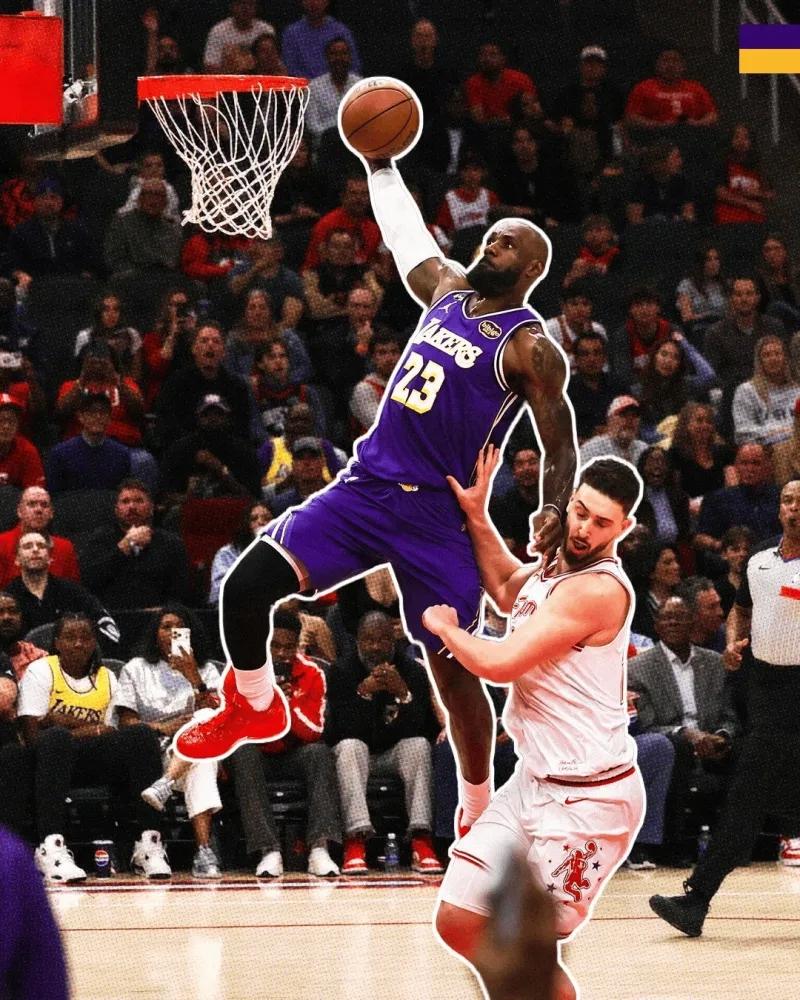 逆生长！詹姆斯本赛93次扣篮！

来到湖人之前，詹姆斯仅有3个赛季的扣篮次数少于