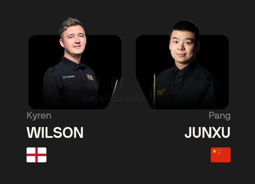 苏格兰赛：庞俊旭1-4不敌威尔逊，无缘16强！
 
 
北京时间12月18日早晨