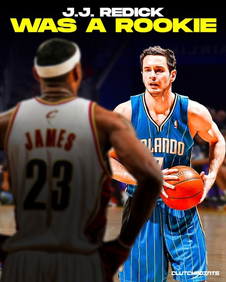 詹姆斯上一次得分没上双时，雷迪克刚进联盟，只打了8场比赛 