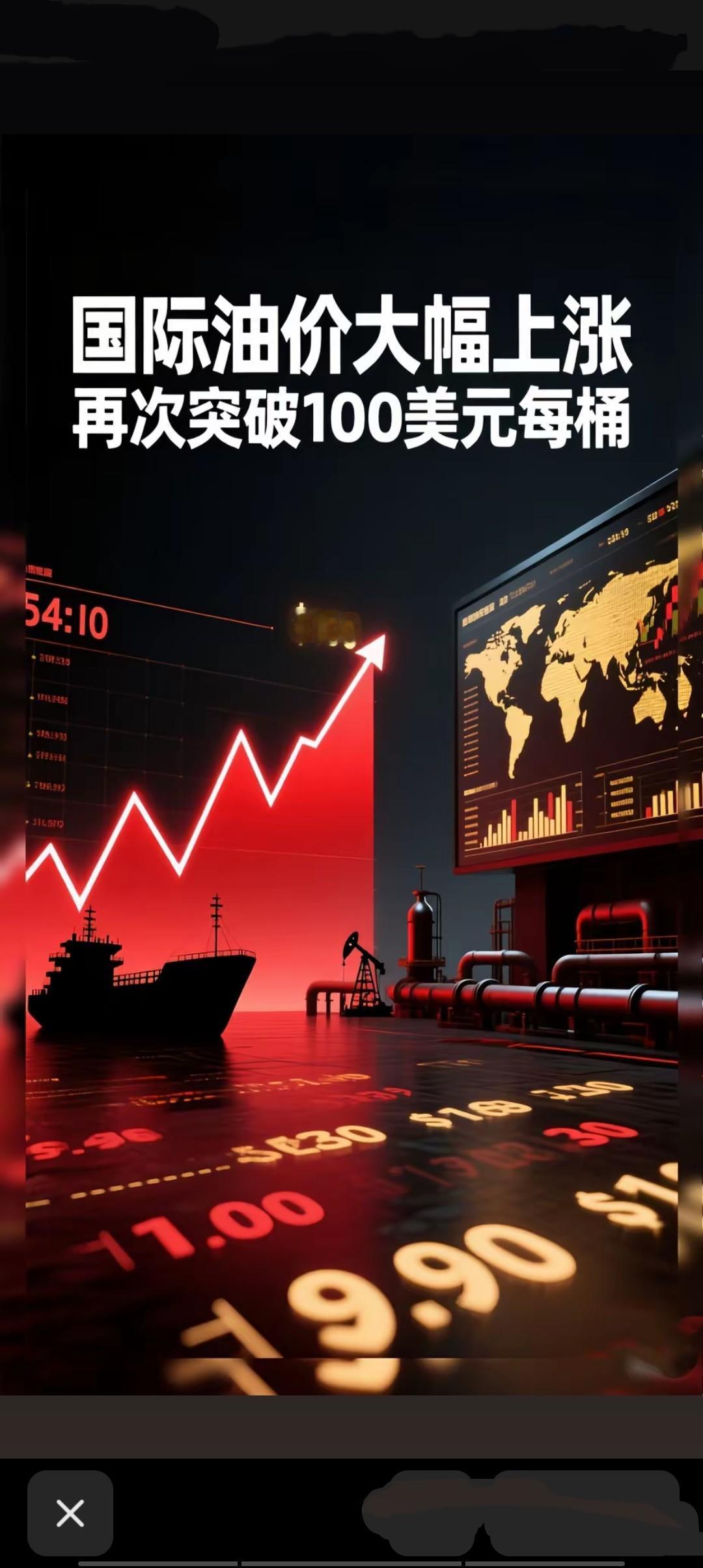 近期，受中东局势紧张、霍尔木兹海峡通行受阻等因素影响，国际油价大幅飙升，WTI原