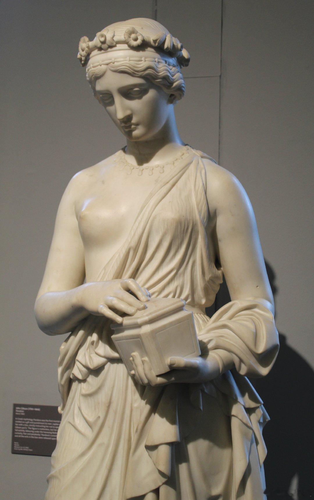 历史知识 英国新古典主义雕塑家John Gibson (1790-1866)的大
