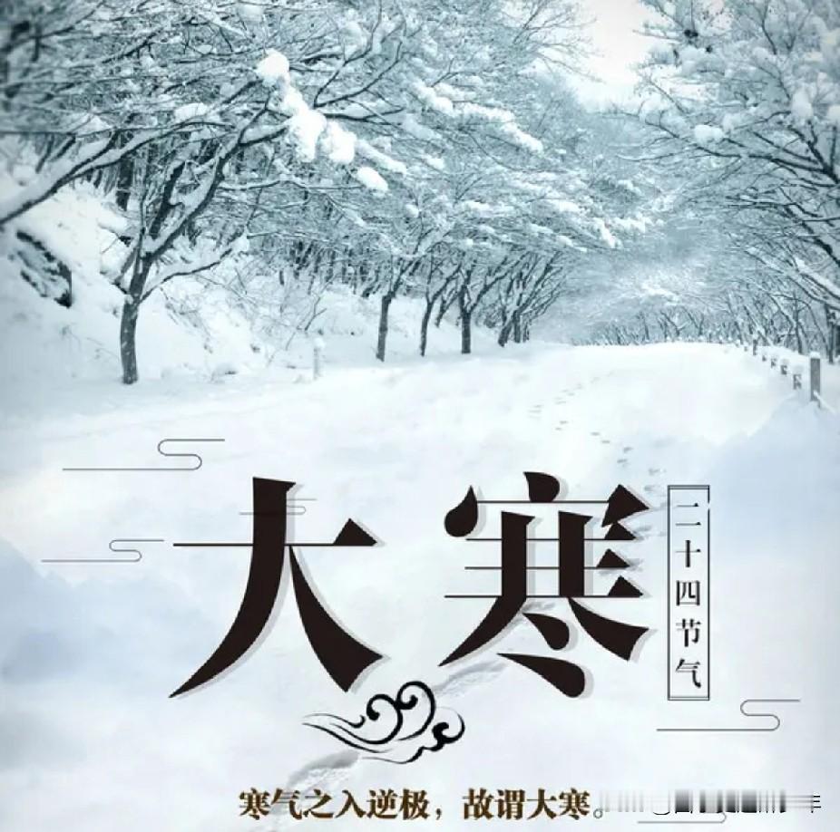 大寒：
大寒冬至顶，
无意斗春风。
戏雪正当时，
讴歌雪花净。
遥远天上客，
回