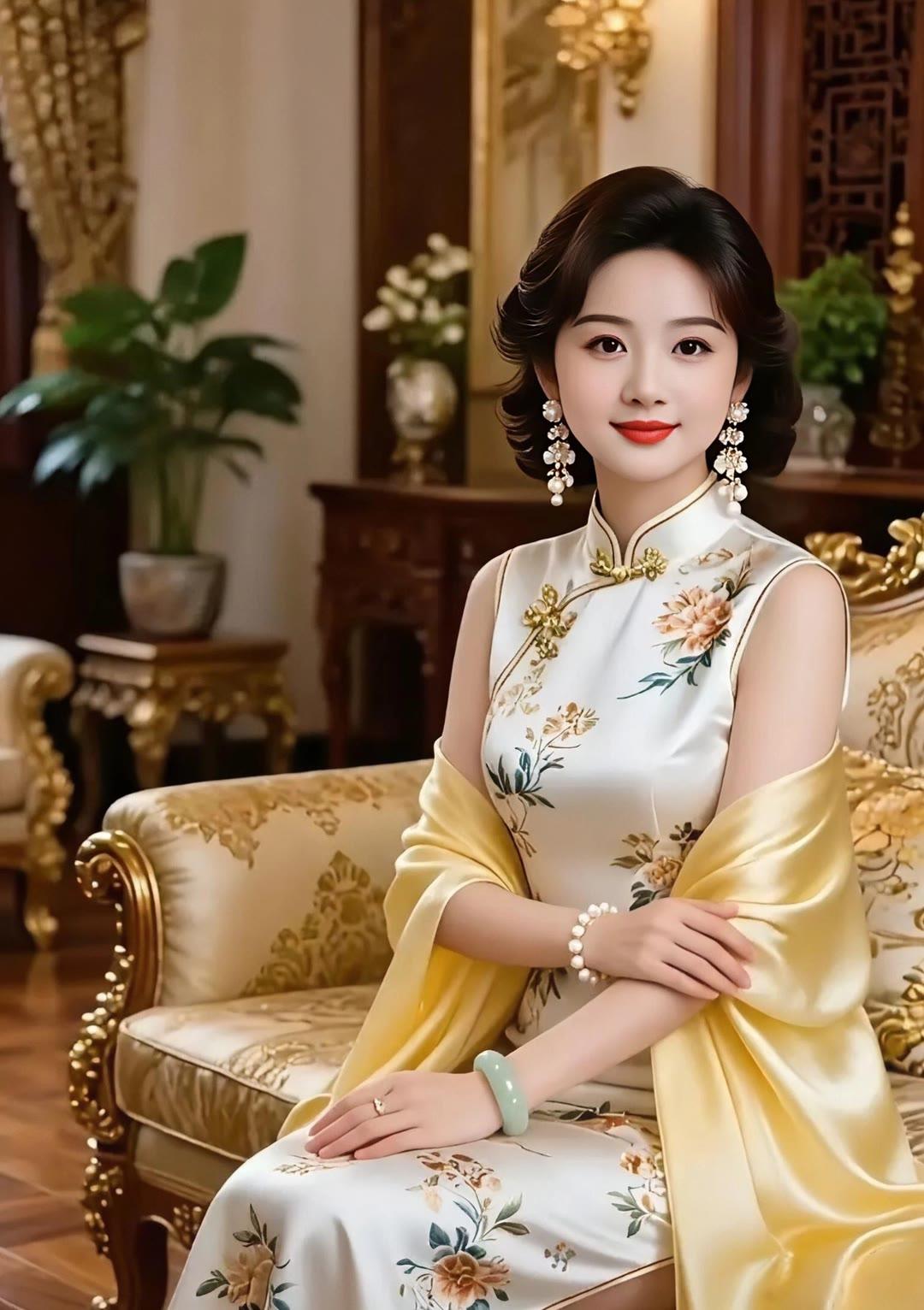 优雅旗袍，复古风韵，韵味十足！