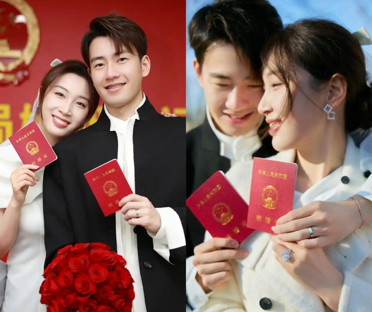 2月7日13:14，国乒钱天一与羽毛球队的王昶卡点领证，王昶精心挑选的婚戒藏着满