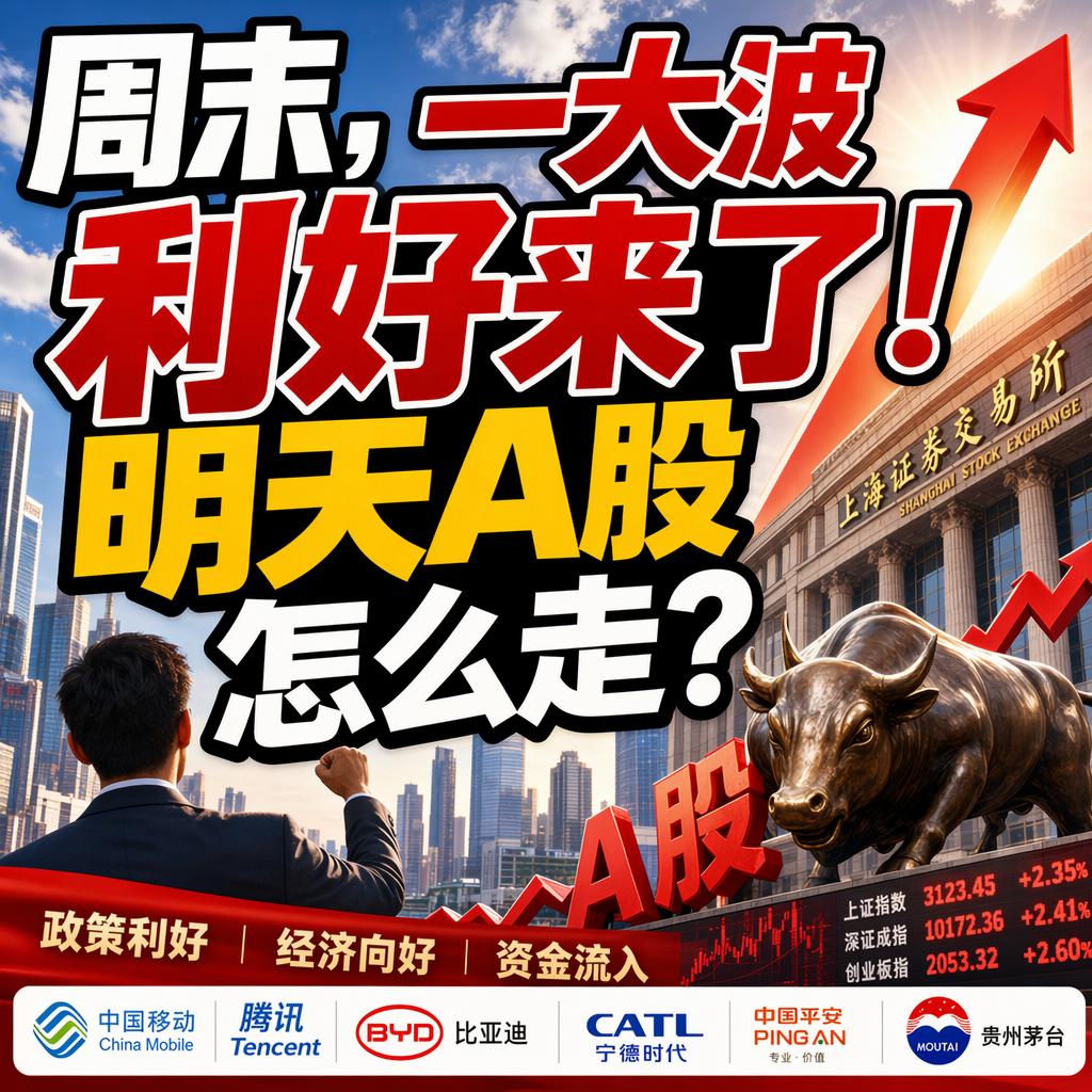 周末，一大波利好来了！明天A股怎么走？
很多人以为这周末的存储芯片大利好，能让明