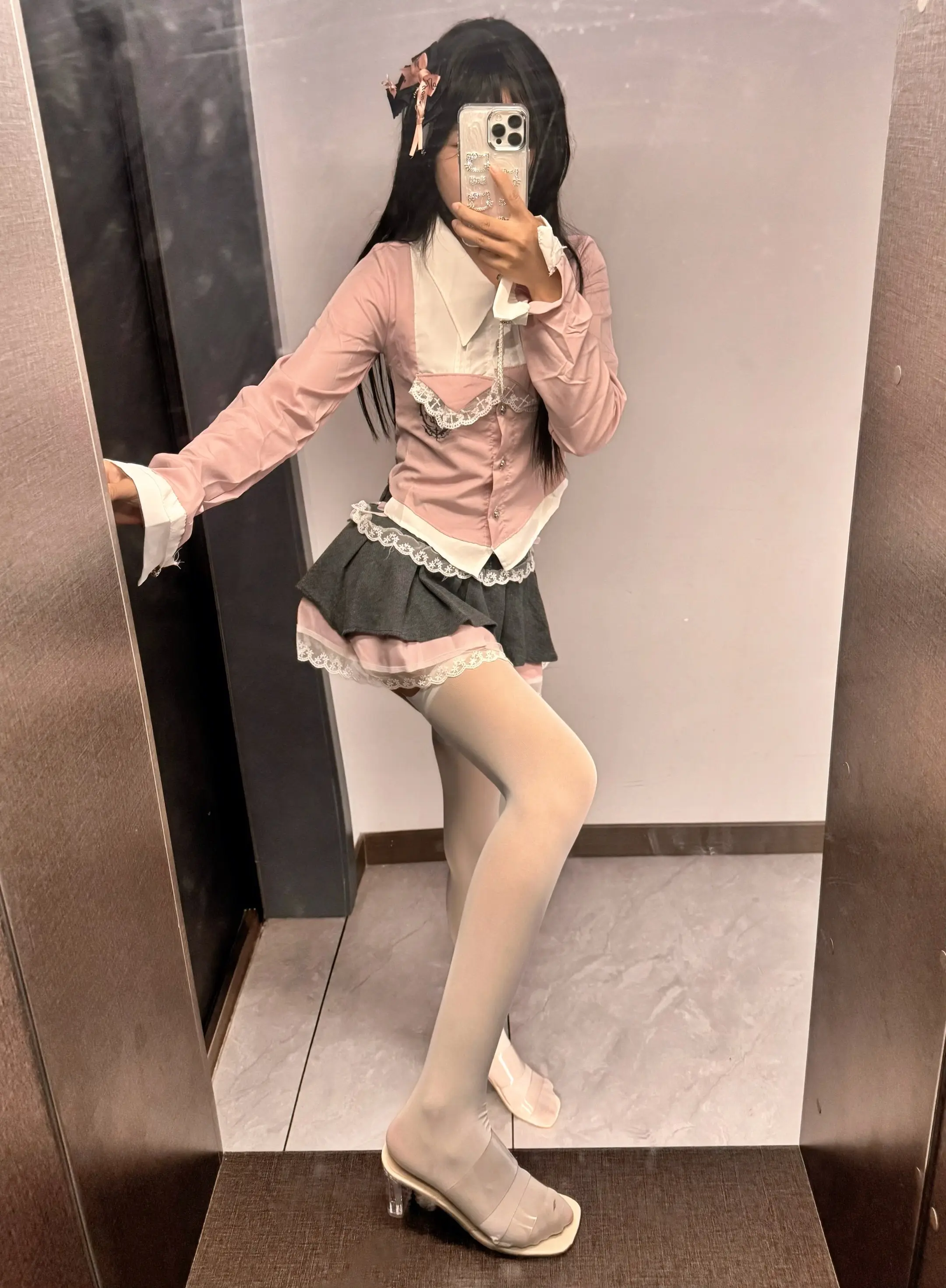 穿搭穿搭 小裙子 甜御双修 辣妹穿搭 自拍自拍自拍