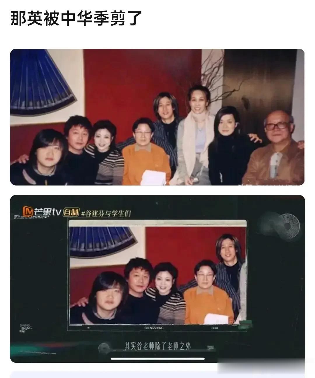 那英被声生不息给剪掉了，上一季把蔡依林也给剪掉了，湖南台是会搞事的，那英好歹是上