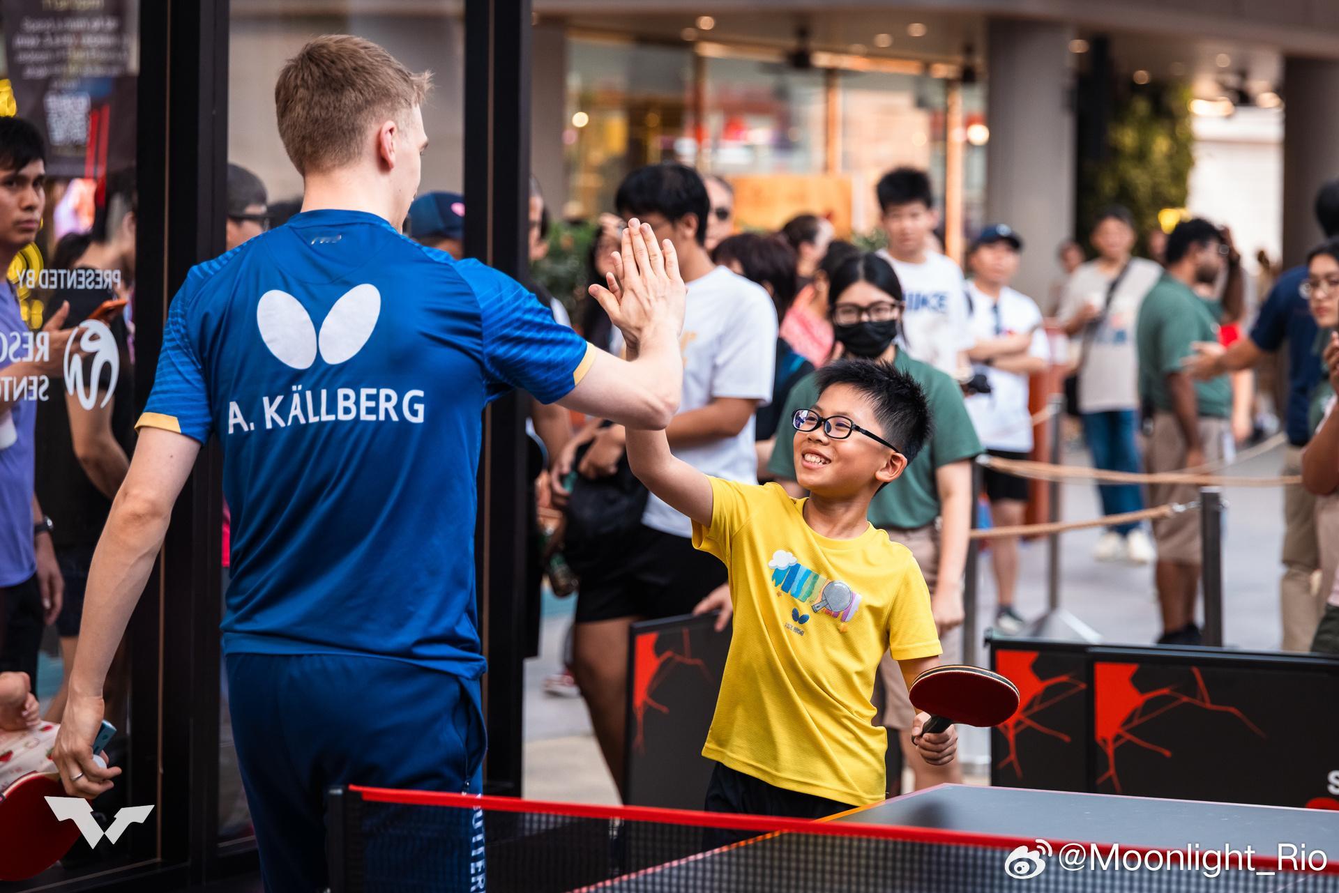 WTT新加坡大满贯2026安东·卡尔伯格出席职业球员挑战赛📷 