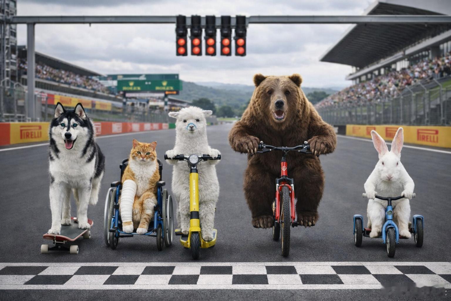 疯狂动物城之赛道传奇 要不让它们跑个比赛？不知道AI算法会不会被干废？ 