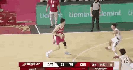 第三节打了一半，领先41分，这对吗？u18男篮中国vs卡塔尔u18男篮亚洲杯中国