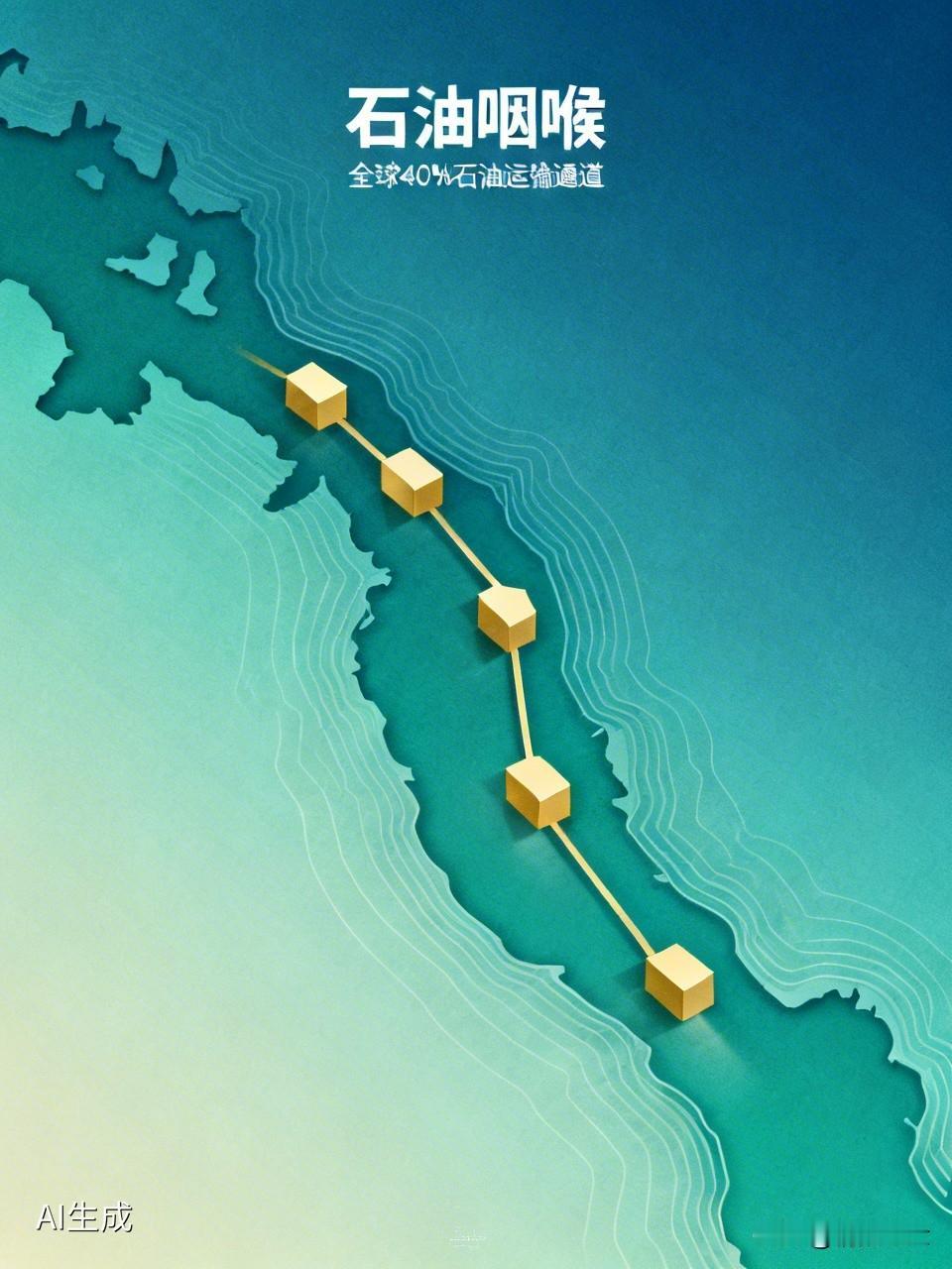 霍尔木兹海峡被称为石油海峡，实至名归。它是波斯湾与印度洋间的狭窄水道，最窄处仅3