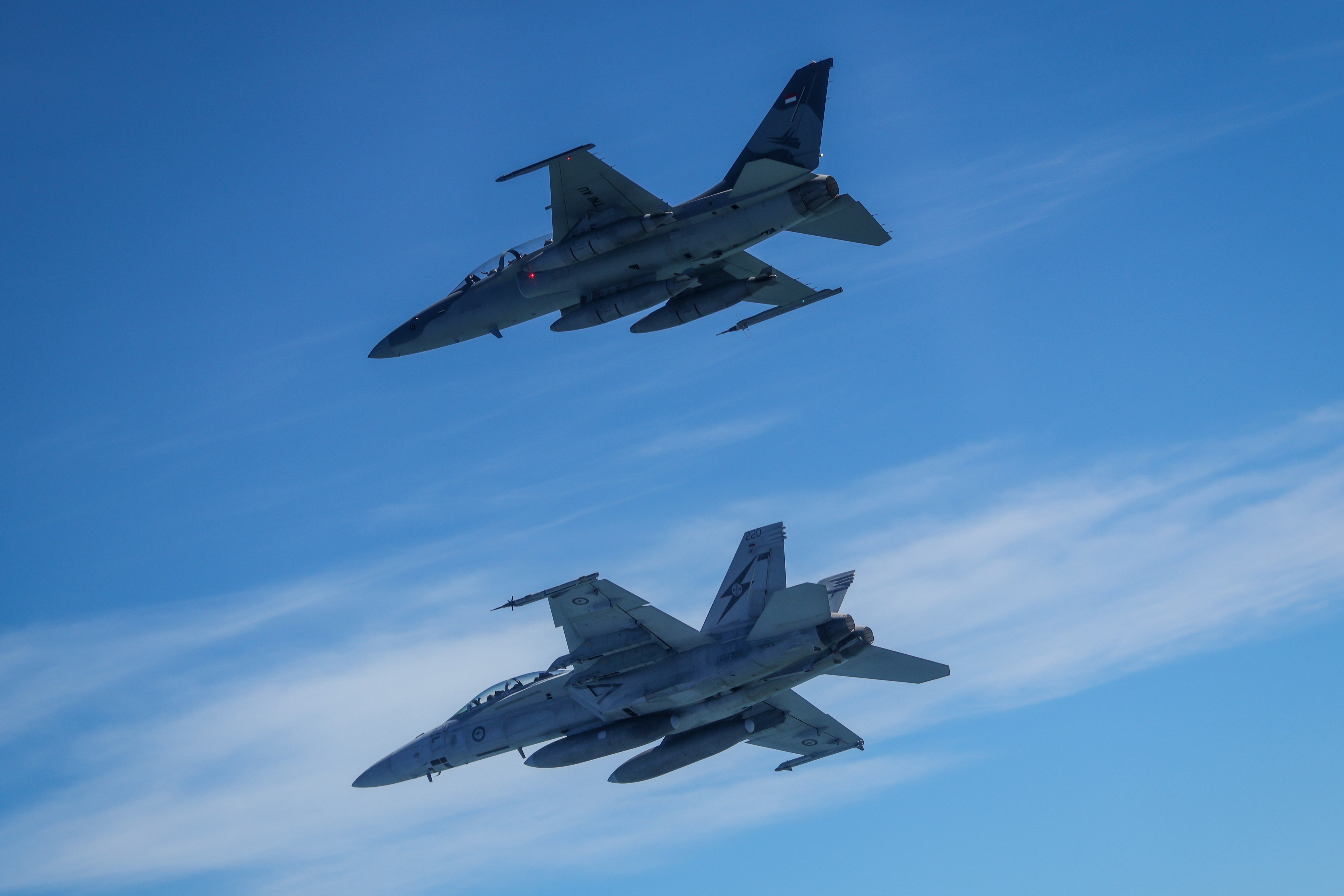 2026“一片漆黑”演习，澳大利亚皇家空军F/A-18F与印尼空军T-50i编队