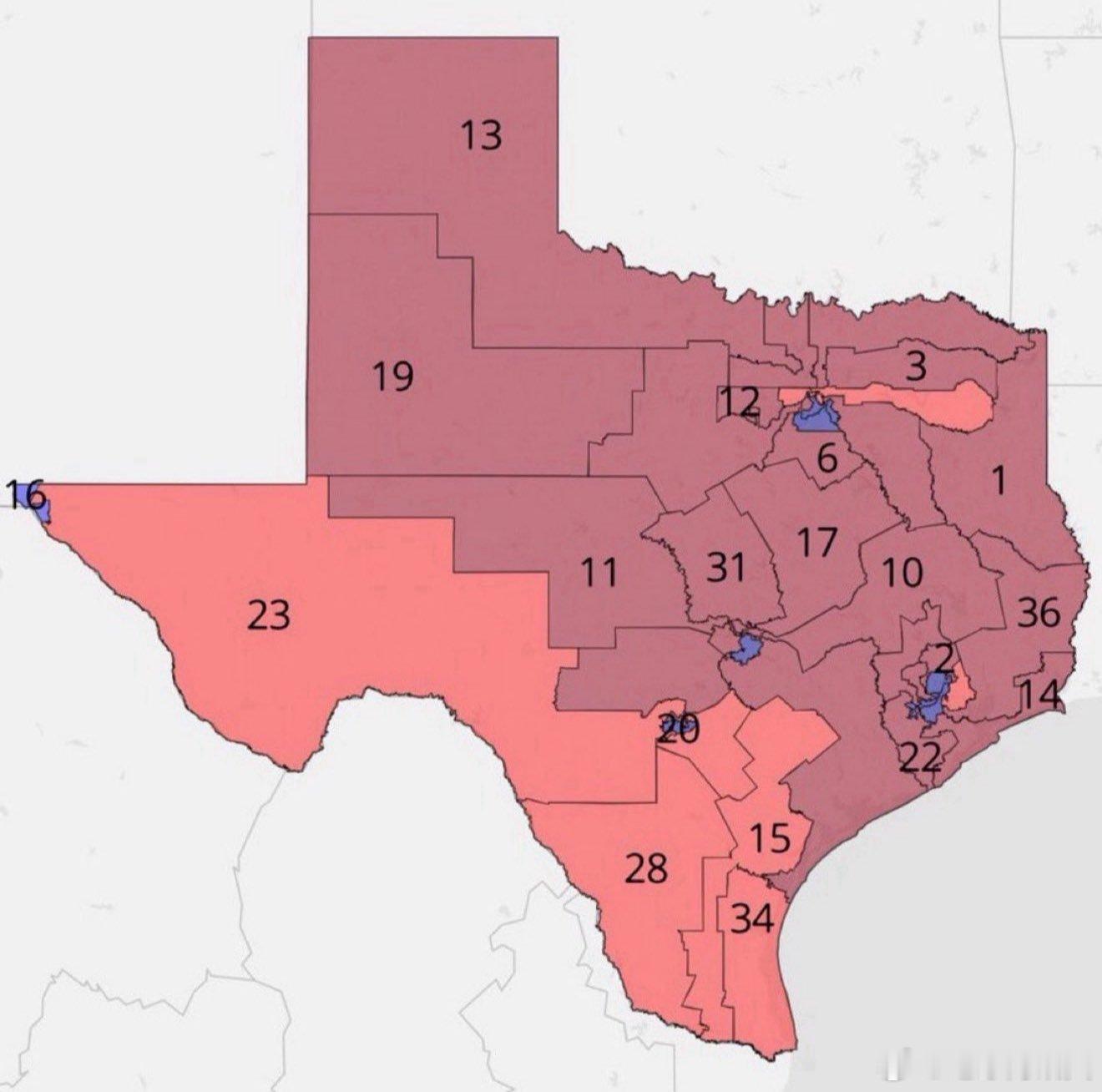 ‼️最高法院大获全胜：最高法院以6比3的投票结果维持了德克萨斯州新的美国众议院选