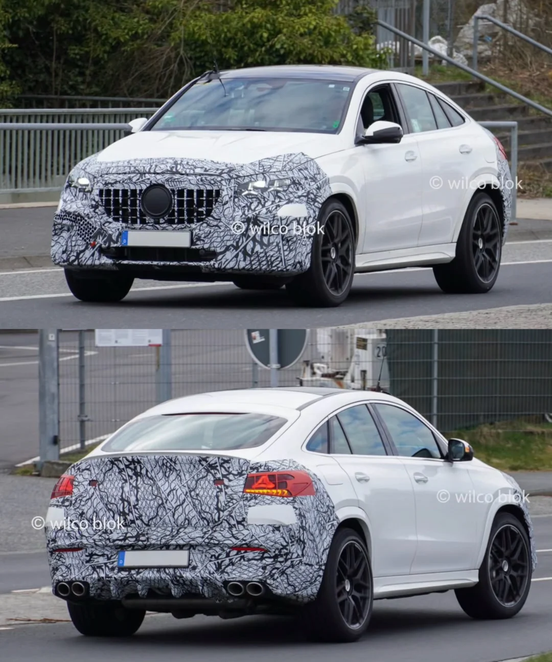Mercedes-AMG GLE 53 coupe谍照