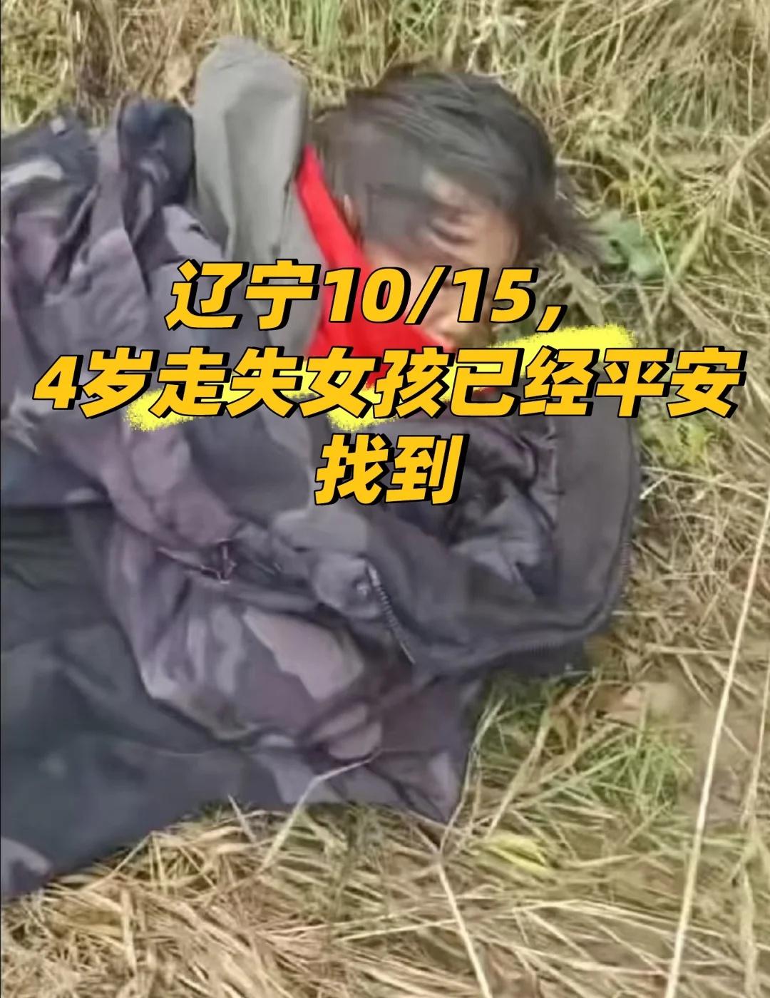 找到了！小孩找到了！是今天最动听的声音！
10/15 14:16走丢，10/17