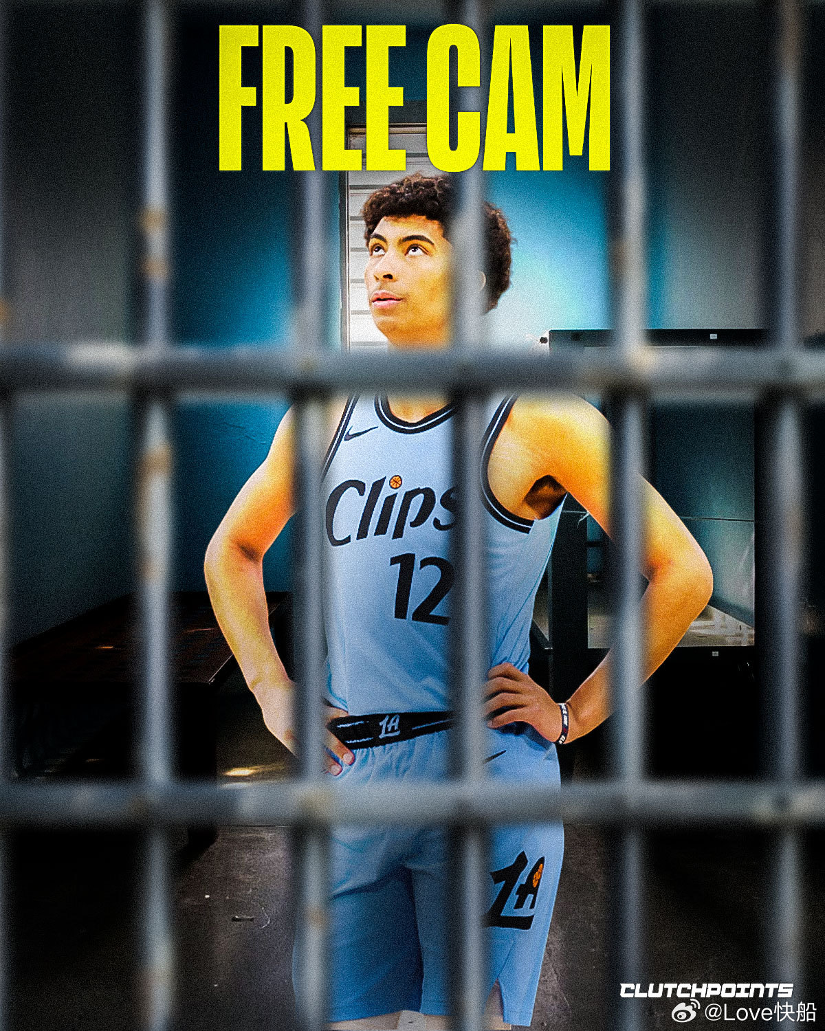 快船国度发文：Free克里斯蒂“快船队一直在替补席上寻找解决方案。换了不同的阵容