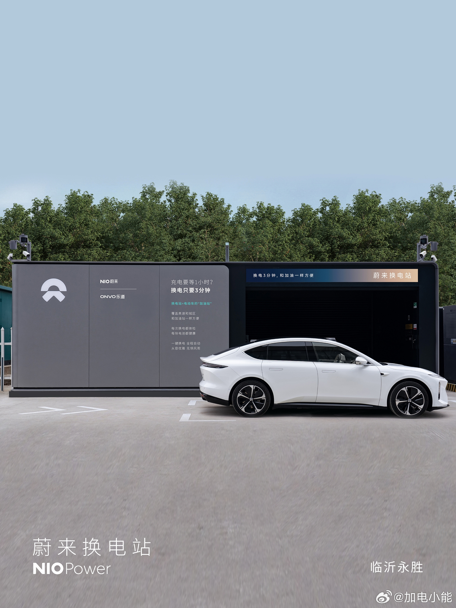 3月30日，NIO Power 4站上线NO.3771 蔚来换电站 | 临沂永胜