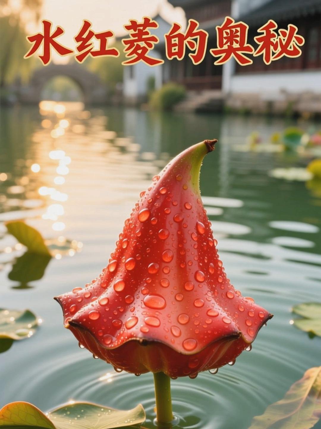 下联：红菱浅唱水和声。

（图片来自网络）