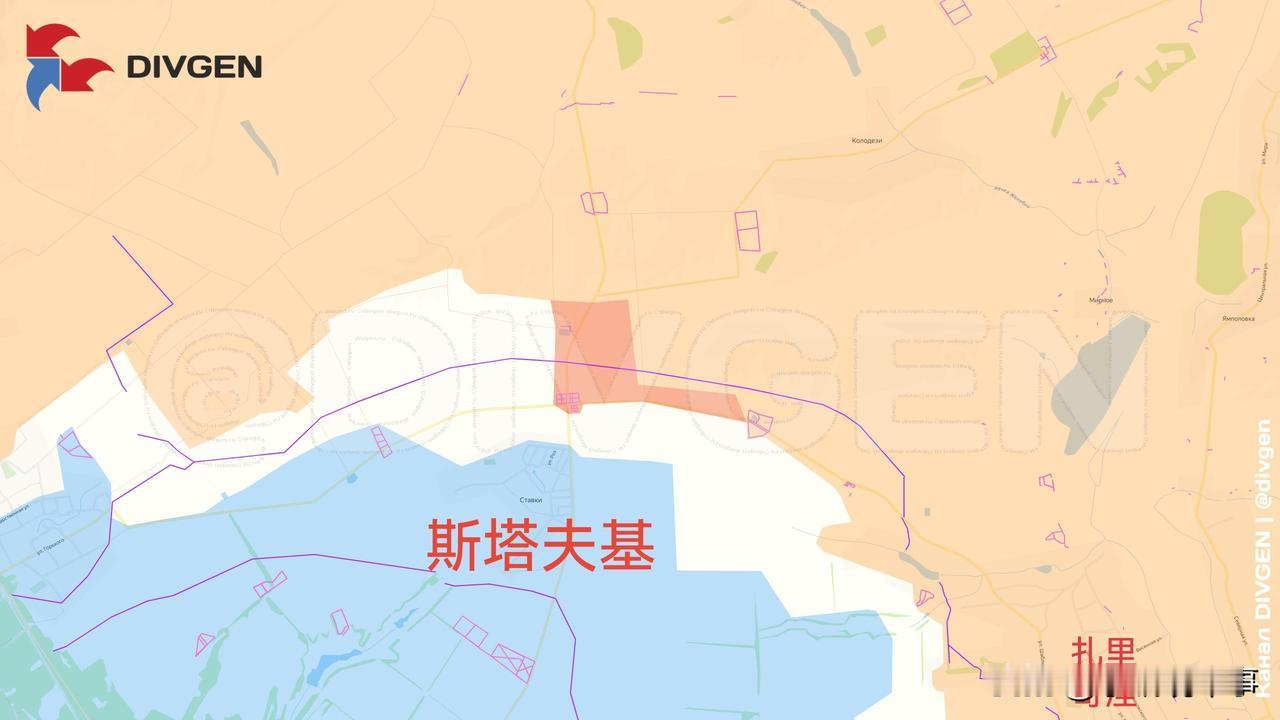11月5日箭头社更新俄乌战报：

图一：俄军突击队占领了红利曼方向的斯塔夫基村北