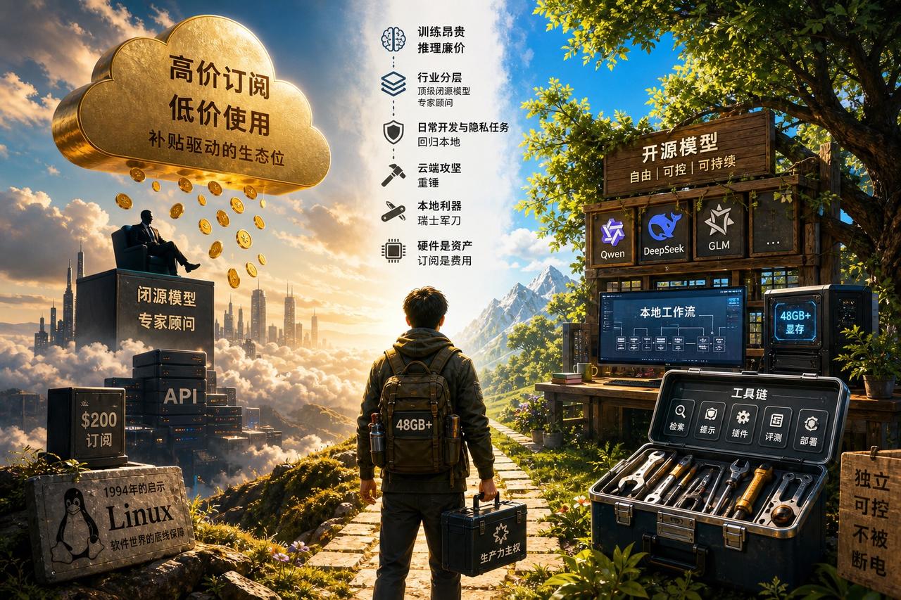 【当AI补贴的“泼天富贵”戛然而止，你的代码还跑得动吗？】

最近圈子里都在讨论