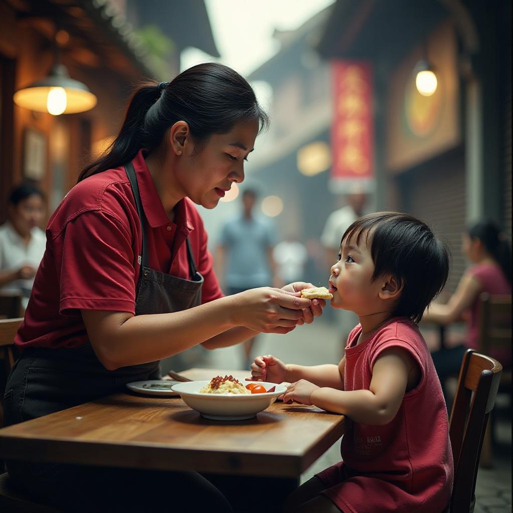 江苏宿迁，一脑瘫小伙走进面馆，突然对女店员说：“我手不方便，你能问我吃面不？”女
