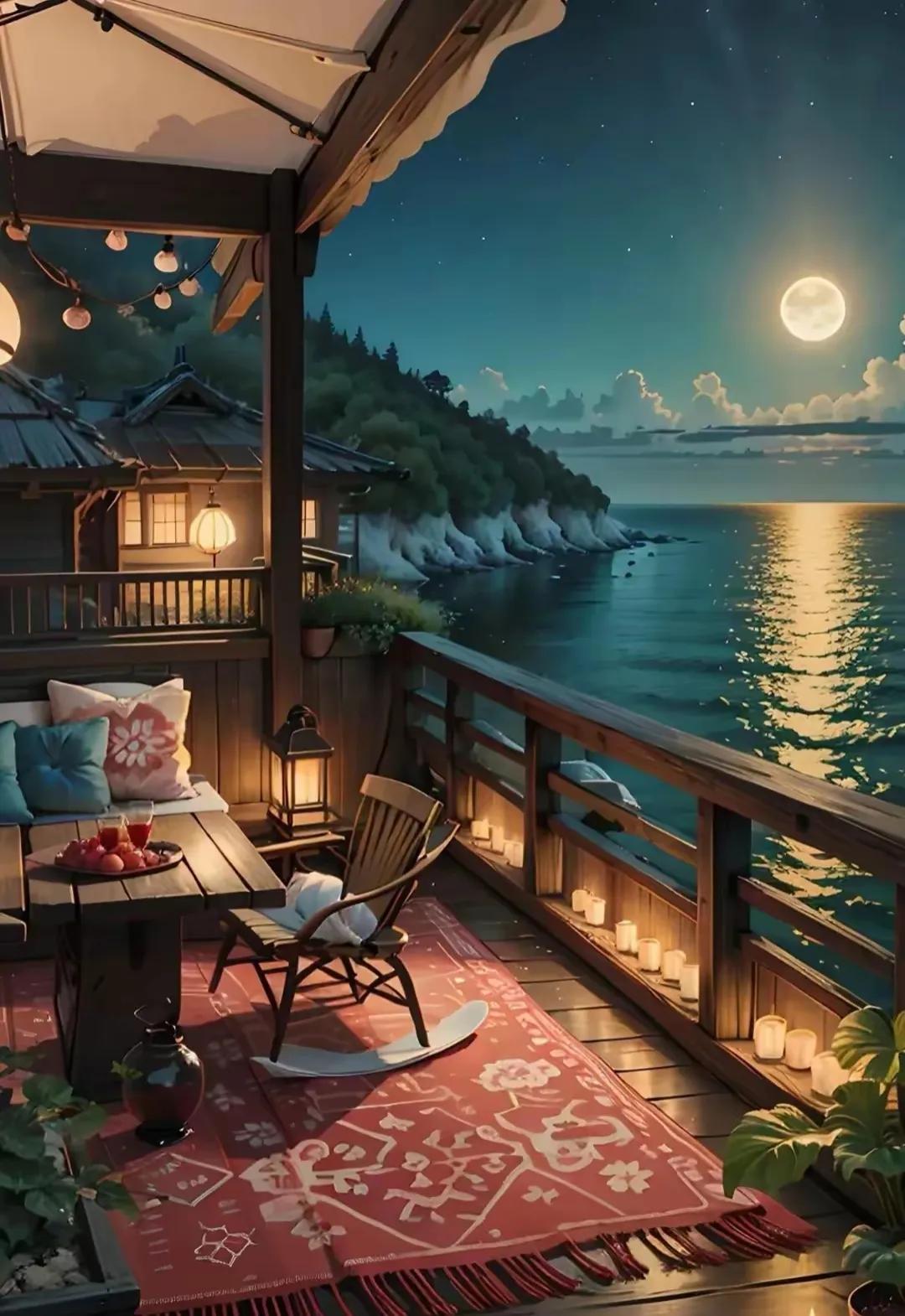 上联：明月清樽浪漫夜；
下联：？？？
