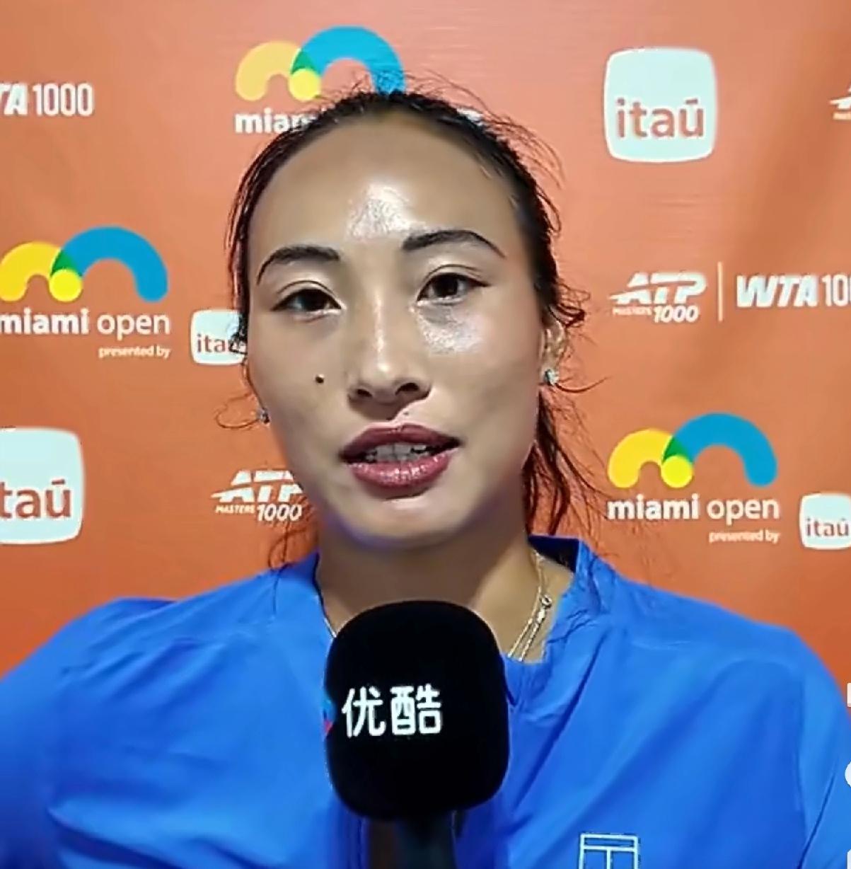 刚刚看到，郑钦文通过迈阿密站首轮后回应：只有排名高才有话语权。

郑钦文：昨天赛