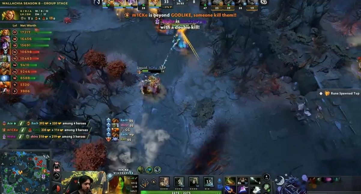VG 1-2不敌Liquid，落入1-2组dota2