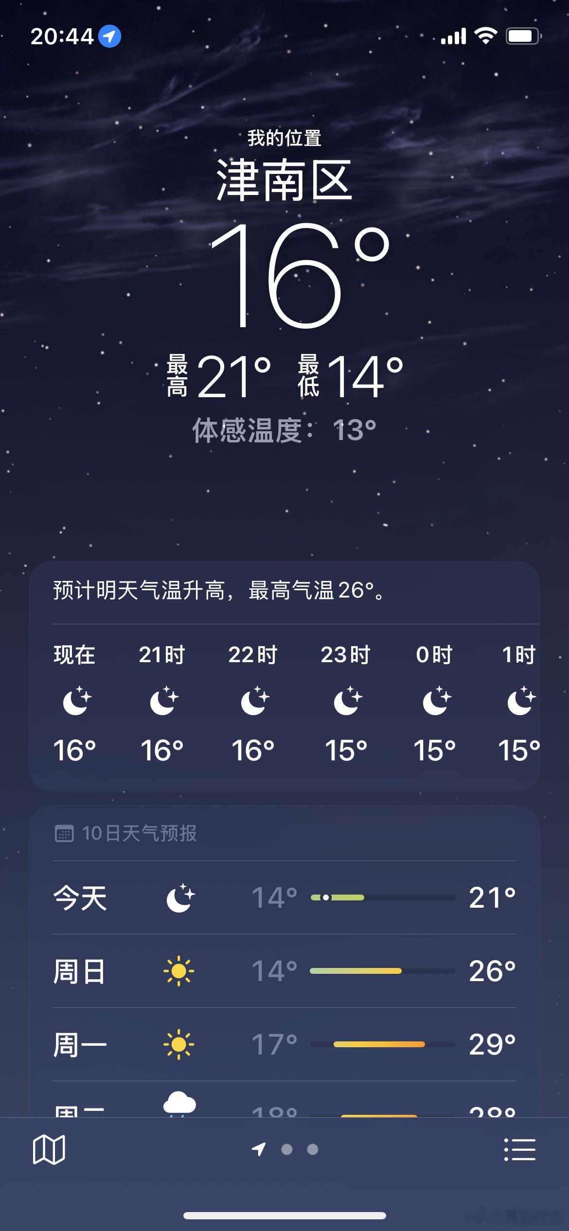 外面有点凉啊