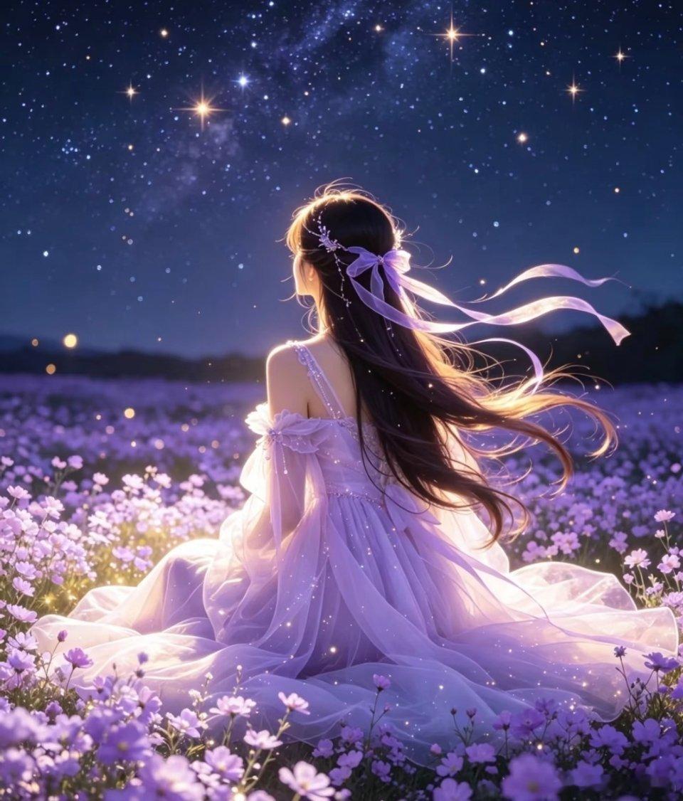 每日一善[超话] 星河与花海，都是我的梦 ​​​