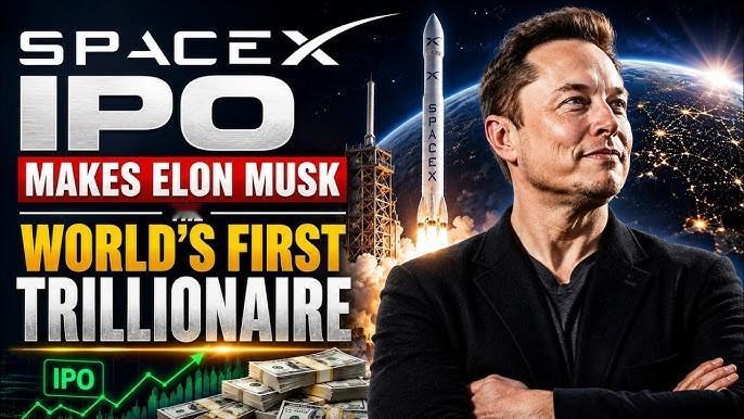 马斯克成为全球首位万亿富翁SpaceX上市后，马斯克的资产已经达到了天文数字级别