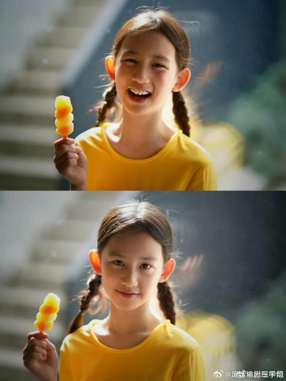 黄磊12岁二女儿身高怎么他们家除了多多上热搜就是二女儿上热搜这么想让孩子曝光在公