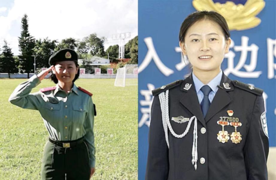 张迪，女，2000年生，云南省曲靖市宣威市人，2017年9月应征入伍，原武警云南