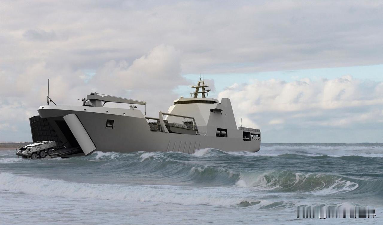 美国海军今日宣布，已选定荷兰造船公司达门集团生产的LST - 100作为新型中型